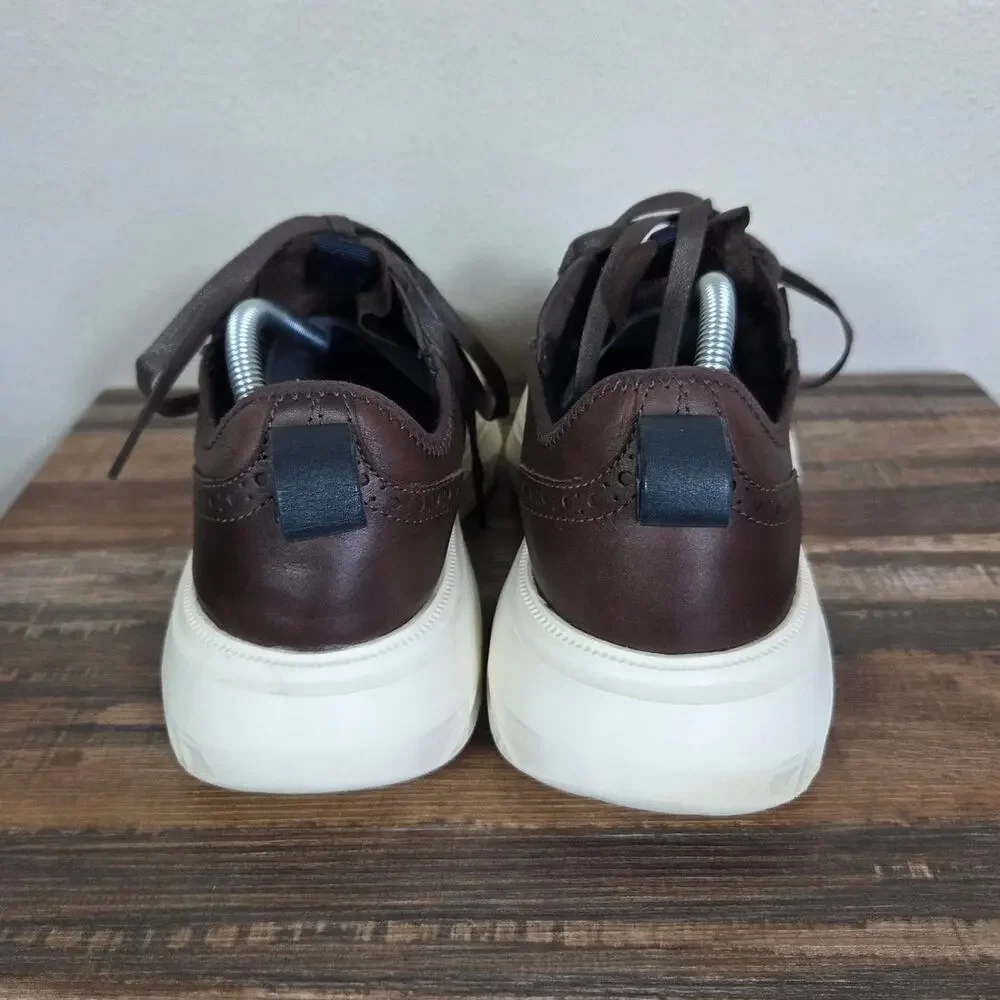 Cole Haan Men's Zerogrand Work from Anywhere Brown Leather Oxford Size 9.5